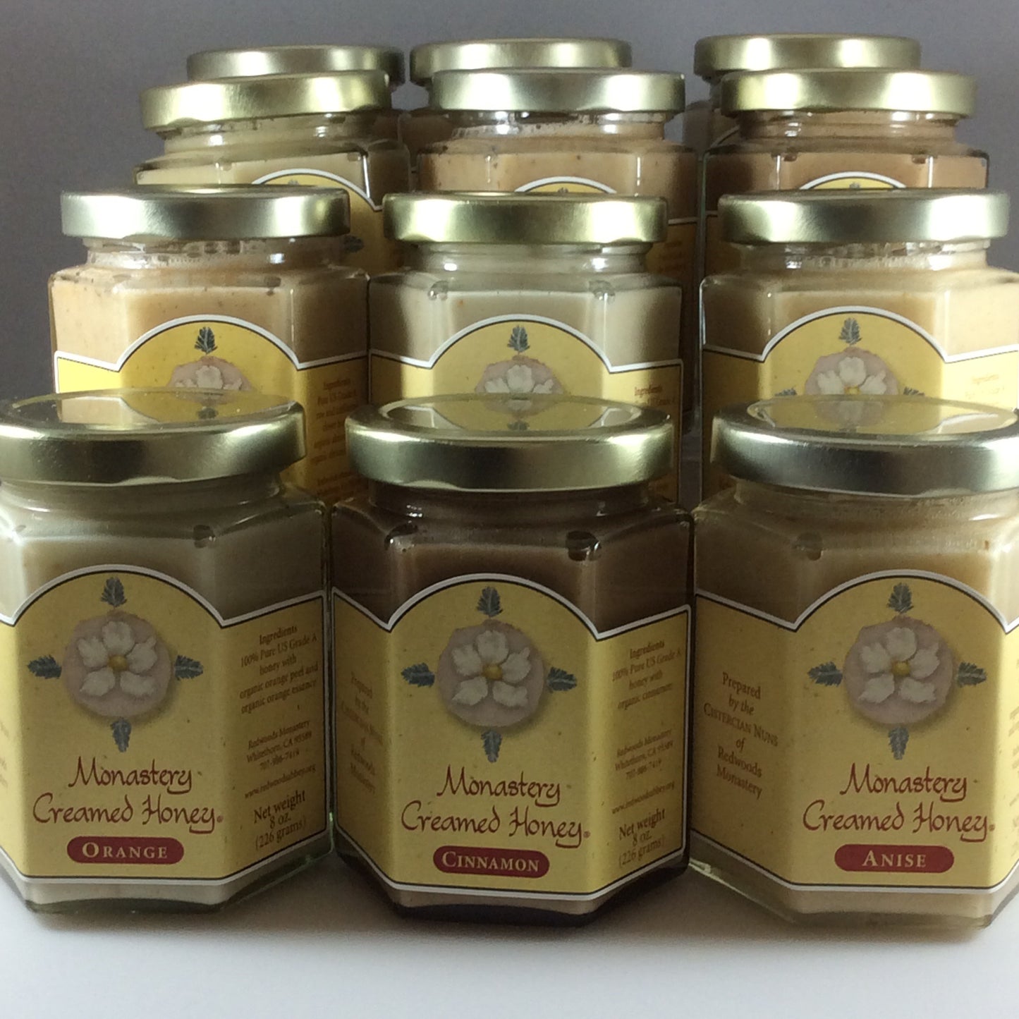 Case of Monastery Creamed Honey